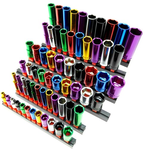 Metric socket set 3 - set, 1/4"