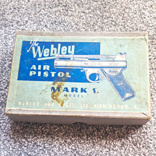 Webley air pistol - mark, i