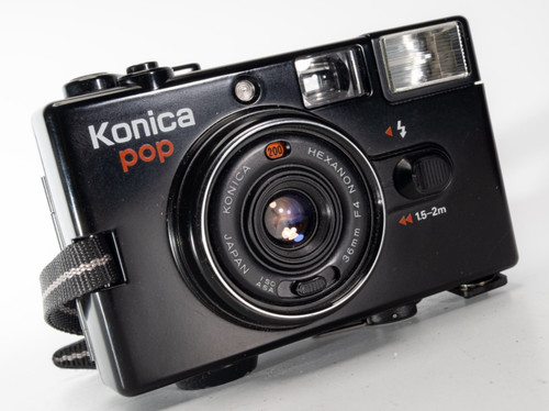 Konica pop 35mm film camera - 35mm,