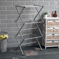 3 Tier Airer Clothes Dryer Metal Laundry Horse Patio Drying Rack Indoor Outdoor