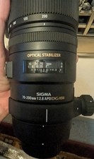 Sigma EX EX DG OS HSM 70-200mm