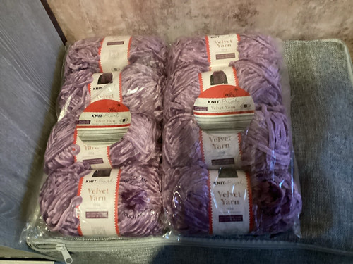 Knit velvet chenille chunky - chenille,