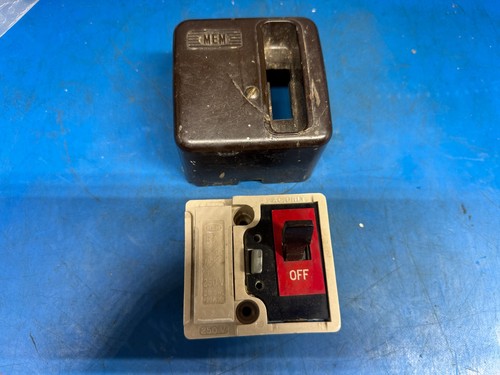 Vintage industrial switch mem - vintage,