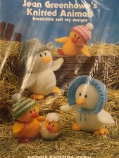 Jean Greenhowe's Knitting Pattern Booklet - KNITTED ANIMALS (soft toy designs)