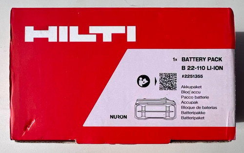 Genuine hilti b22 110 - b22-110, 22v