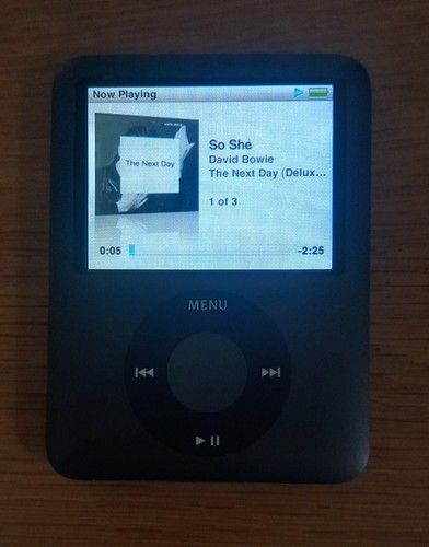 Apple ipod nano black 3rd - nano,