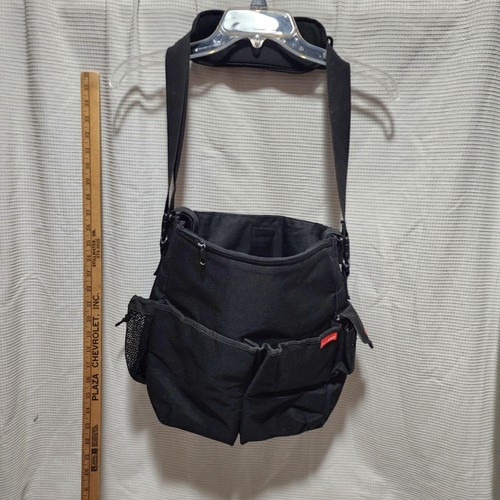 Skip hop black diaper bag - hop, with