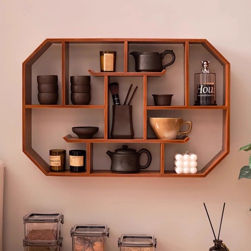 Vintage pine floating - vintage, shelves