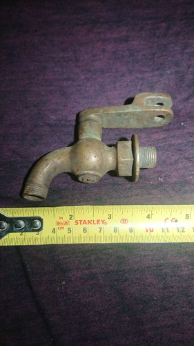 Live steam engine drain cock