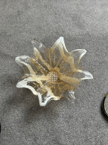 Art glass bowl murano italy - glass,