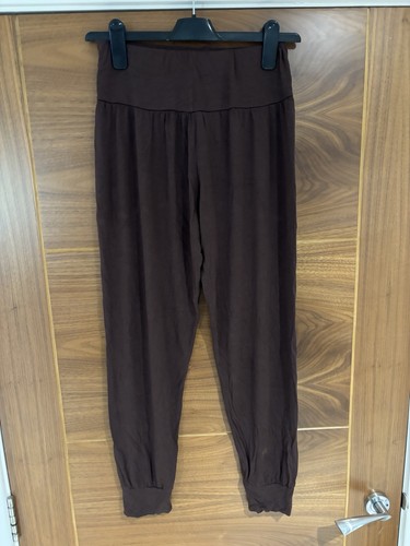 Brown viscose relaxed fit - relaxed,