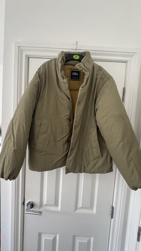 Zara kids khaki puffer jacket - zara,