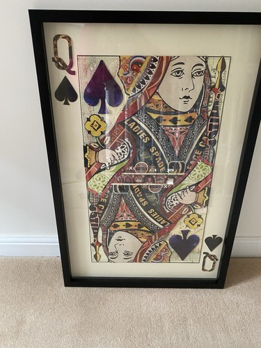 Queen spades collage - spades, wall