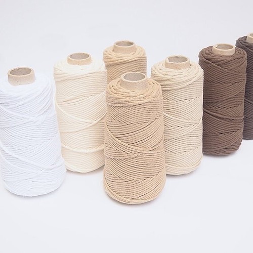 Macrame cord cotton 3mm - macrame,