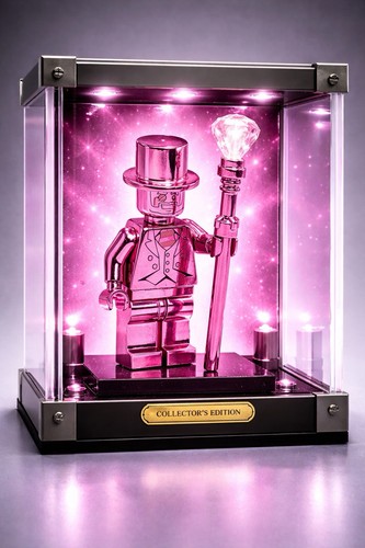 Lego chrome plated - lego, gold