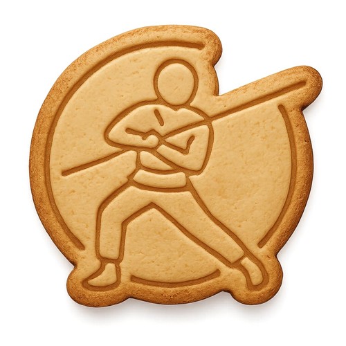Staff spin cookie cutter - spin, &
