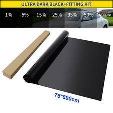 CAR WINDOW TINT AUTO TINTING FILM LIMO BLACK DARK MEDIUM LIGHT ULTRA LIGHT