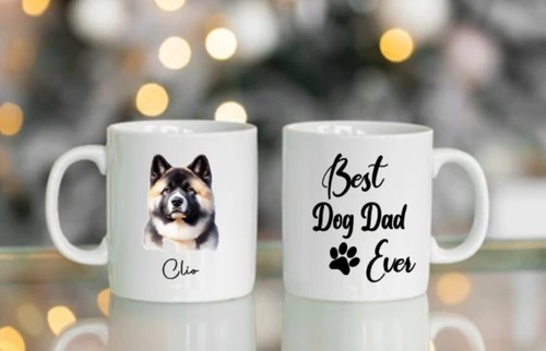 Akita dog mug personalised - mug,,