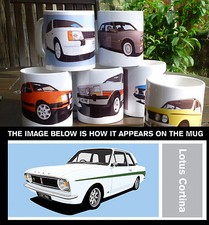 LOTUS CORTINA MK2 CAR ART MUG