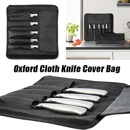 Chefs knife bag black - black, durable
