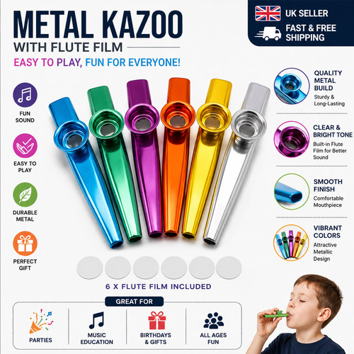 Metal kazoo with - kazoo, film