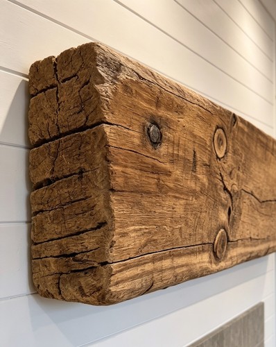 Oak mantle piece old ship - piece,