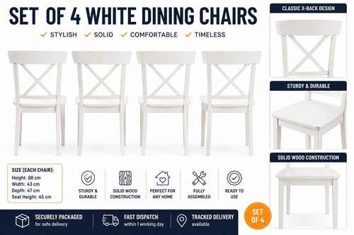 Ikea ingolf white dining - white,