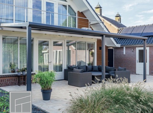 Glass roof veranda powder - ,