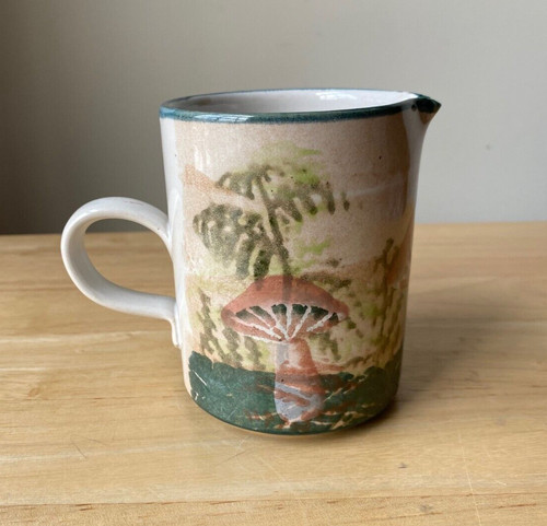 Tain pottery mushroom jug - jug,