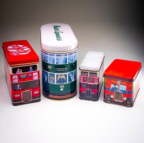 Vintage advertising tins - vintage,