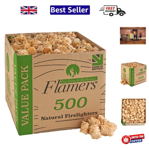 500 pack natural - 500, firelighters