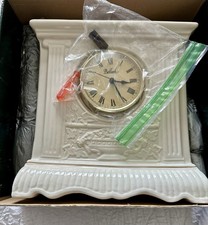 Limited edition Annual NIB 2000 Belleek Mantel Millennium Clock 
