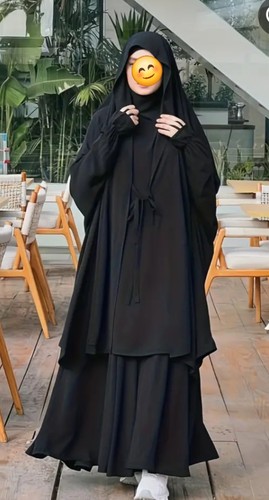 Arab black abaya - black, |