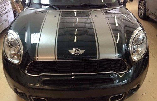 Mini cooper bonnet stripes - cooper,