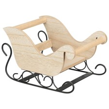 Festive Folklore Wooden Sleigh