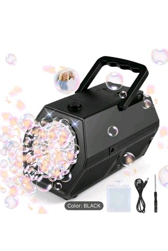 Portable bubble machine - bubble,