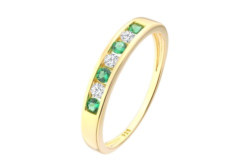 9ct gold silver simulated - 9ct, on