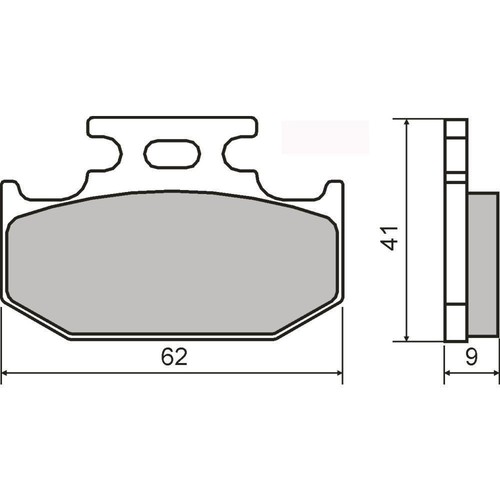 Rear brake pads yamaha 250 - pads,