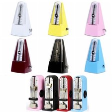 Standard Universal Mechanical Metronome for Guitar Violin Piano Bass Drum Black
