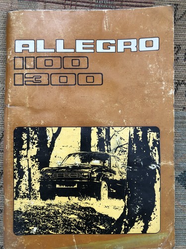 Allegro 1100 1300 owners - allegro, 1100/1300