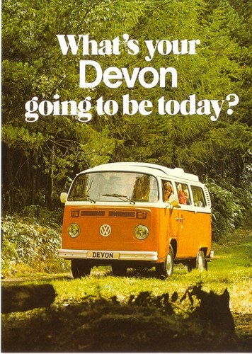 Devon camper van c1968 - camper,