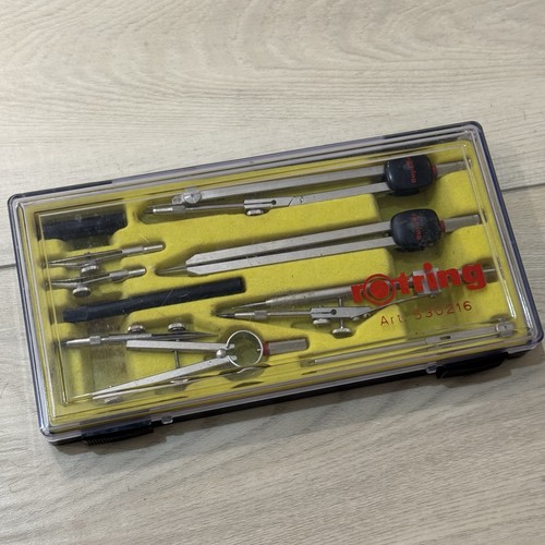 Vintage rotring compass - rotring, set