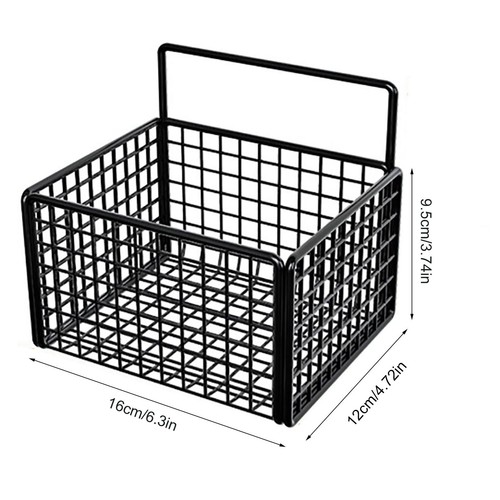 Wall mounted storage basket - mounted,
