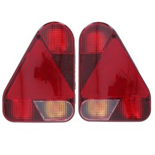 Trailer Light AJBA Pair with Quick Connectors Vertical Combination Lamp