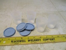 VTG NOS Midget Smidget Vintage Tupperware Lot of 4 Model #101-25 2oz Container