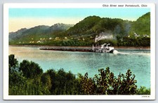 Postcard OH, OHIO RIVER