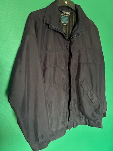 Navy blue waterproof jacket - navy,