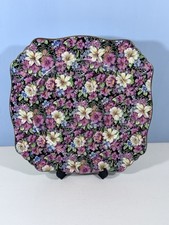 Vintage Royal Winton / Grimwades Florence 1953 Floral Squared Plate 