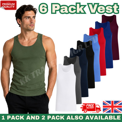 Pack men vest tops 100 - pack, 3