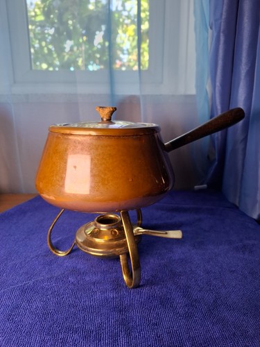 Vintage fondue set - 1970s,, long